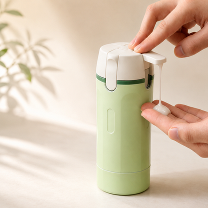 MOVALLA 4-in-1 Travel Dispenser Bottle