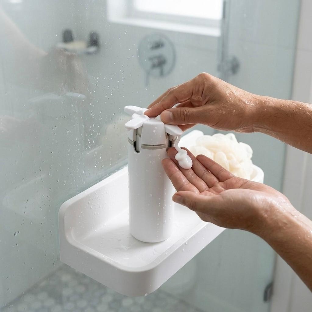 MOVALLA 4-in-1 Travel Dispenser Bottle