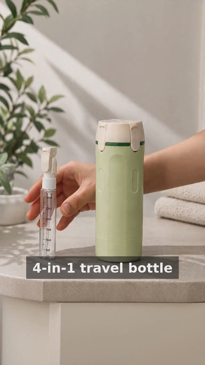 MOVALLA 4-in-1 Travel Dispenser Bottle