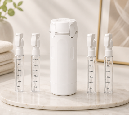 MOVALLA 4-in-1 Travel Dispenser Bottle